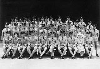 Group portrait of uniformed men and women