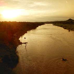 Sunset over the Olifants river