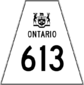 Highway 613 shield