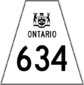 Highway 634 shield