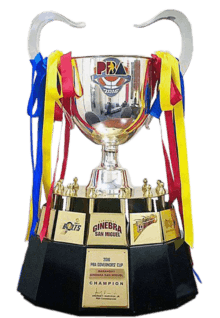 The PBA Governors' Cup trophy won by the Barangay Ginebra San Miguel in 2016.