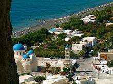 Perissa Santorini Greece, beach