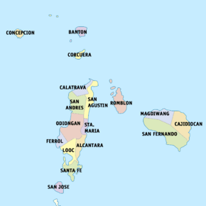 Political divisions of Romblon