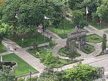 Top view of the Arch of the Centuries.