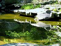 Rock formation in Piney Creek Ravine