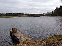 Small jetty jutting into a body of water