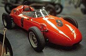 A bright orange 718 as driven by Carel Godin de Beaufort in F1 races