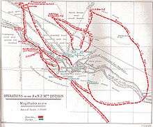 Battle map of Magdhaba