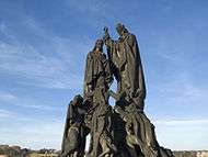 Sculpture of Sts Cyril and Methodius on Charles Bridge