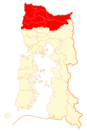 Location in the Los Lagos Region