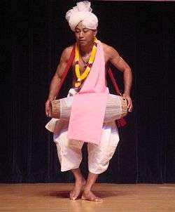 Pung cholom performer, Manipur.jpg