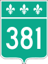 Route 381 shield