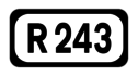 R243 road shield}}