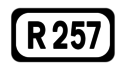 R257 road shield}}