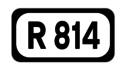 R814 road shield}}