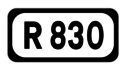 R830 road shield}}