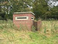 ROF type pillbox at ROF Steeton.