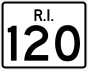 Route 120 marker