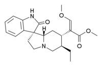 Chemical structure of rhynchophylline