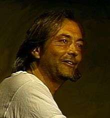 Rich Mullins' face, side view