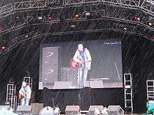 Richard Digance at the 2010 Cropredy Festival