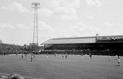 Sunderland's former stadium, Roker Park, in 1976