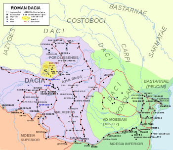 Green, purple, yellow and orange map