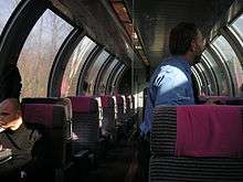 Interior of an SBB-CFF-FFS panorama car.