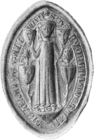 Illustration of the seal of Alan's daughter, Dervorguilla.