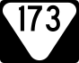 State Route 173 marker