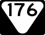 State Route 176 marker