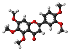 Ball-and-stick model of sinensetin