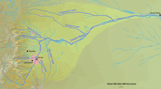 South Platte River watershed