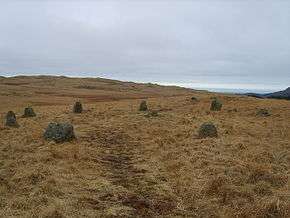 Photo of two stone circles