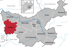 Sundern (Sauerland) in HSK.svg