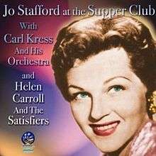 At the Supper Club-Jo Stafford