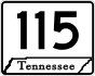 State Route 115 marker