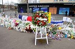 Tribute at Porte de Vincennes