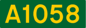 A1058 road shield