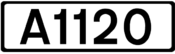 A1120 road shield