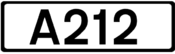 A212 road shield