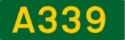 A339 road shield