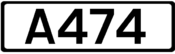 A474 road shield