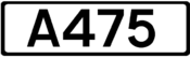 A475 road shield