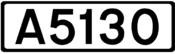 A5130 road shield