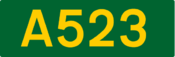 A523 road shield