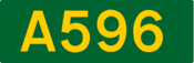 A596 road shield