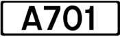 A701 road shield