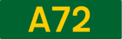 A72 road shield