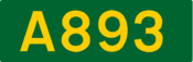 A893 road shield